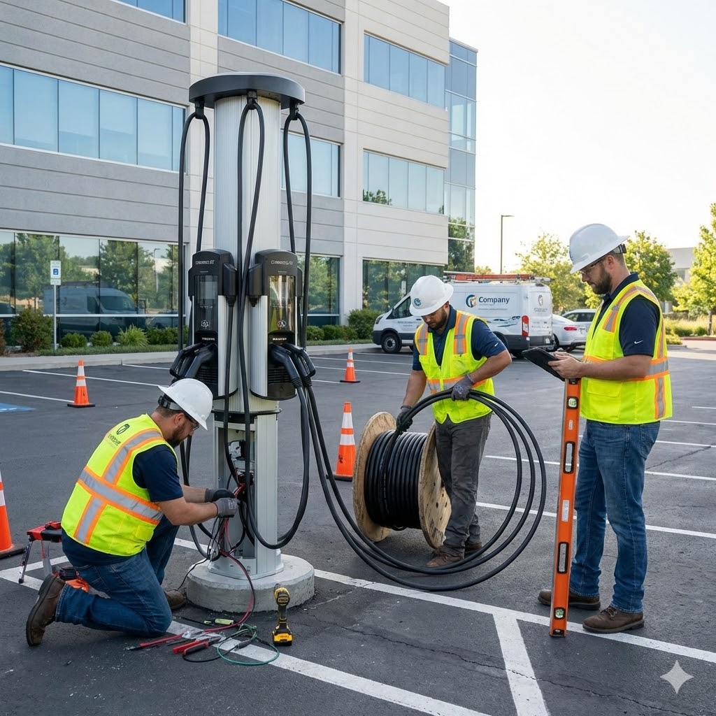 Commercial EV Charging Installation